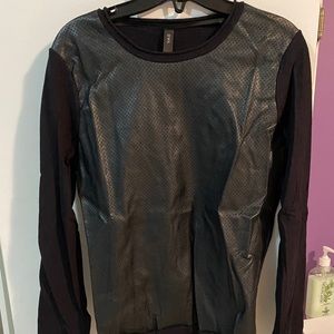 Vero Moda Sweater with Faux Leather